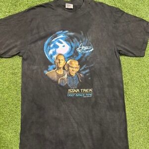 Star Trek Deep Space Nine black cotton t-shirt Size L #trekcore #gaming